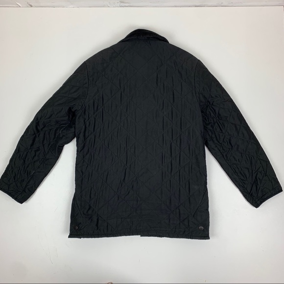 Barbour Mens Quilted Black Jacket - Picture 2 of 6
